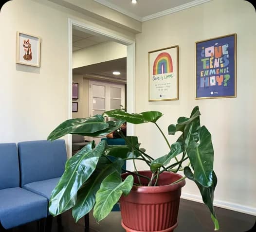 Sala de consulta de nuestra sucursal de Providencia