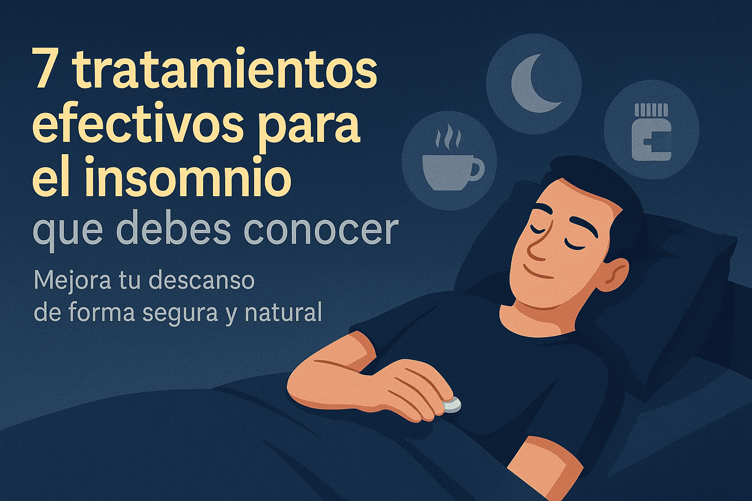 7 tratamientos efectivos para el insomnio que debes conocer